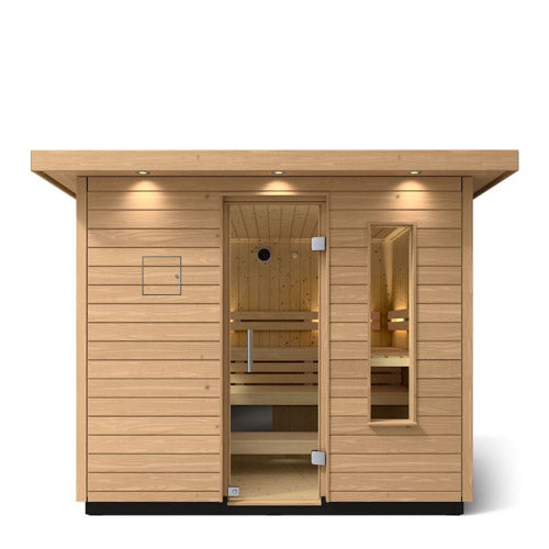 Kohler C2 6 Person outdoor Sauna Kit w/ 2 exterior wood options