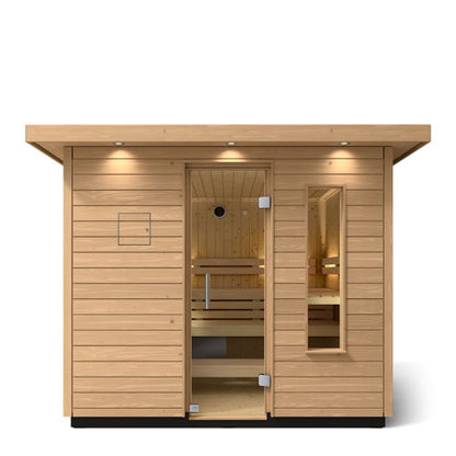Kohler C2 6 Person outdoor Sauna Kit w/ 2 exterior wood options