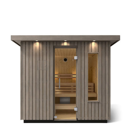 Kohler C2 5 Person outdoor Sauna Kit w/ 2 exterior wood options