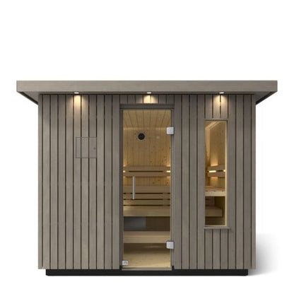 Kohler C2 6 Person outdoor Sauna Kit w/ 2 exterior wood options