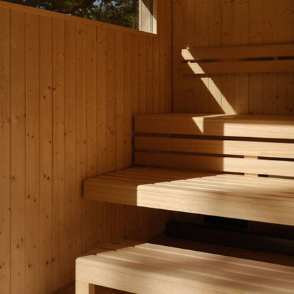 Kohler C2 6 Person outdoor Sauna Kit w/ 2 exterior wood options