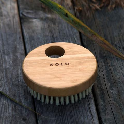 KOLO Handheld Bath Brush Bambu