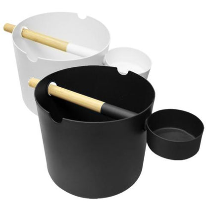 KOLO Sauna Bucket & Ladle - use ladle as bucket handle