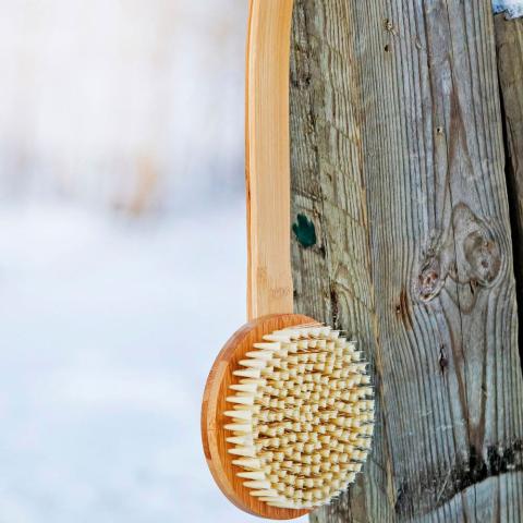 KOLO Bath Brush Bambu - with handle