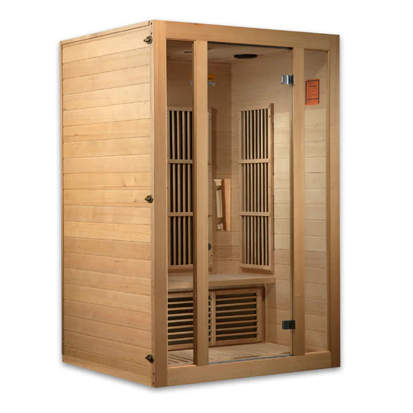 Maxxus "Seattle" 2 Person Indoor Near Zero EMF FAR-IR Canadian Hemlock Sauna