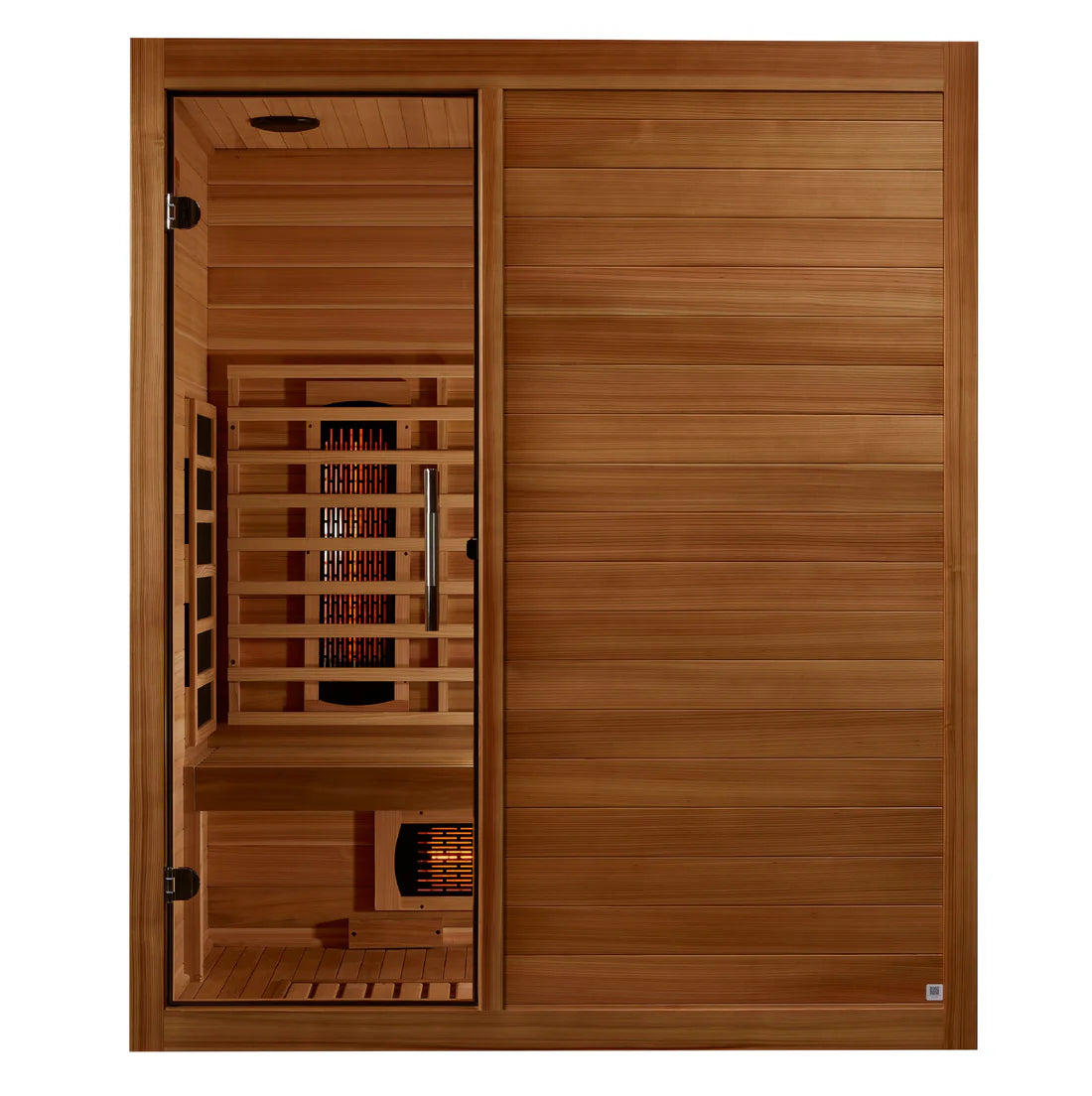 Maxxus "S-Line" Yoga — 3 Person Canadian Hemlock Full-Spectrum FAR-IR Sauna