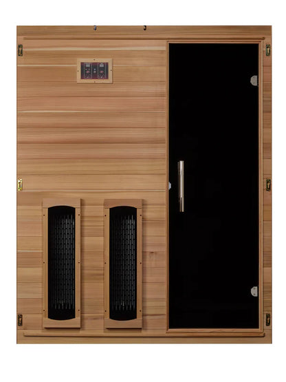 Maxxus "S-Line" Yoga — 3 Person Canadian Hemlock Full-Spectrum FAR-IR Sauna