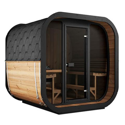 SaunaLife CL7G Cube-Series 6-Person Outdoor Sauna