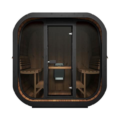 SaunaLife CL7G Cube-Series 6-Person Outdoor Sauna