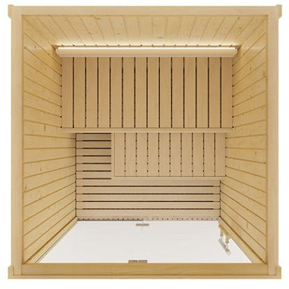 SaunaLIfe XPERIENCE Series X2 Indoor 2-Person Sauna w/LED Lights