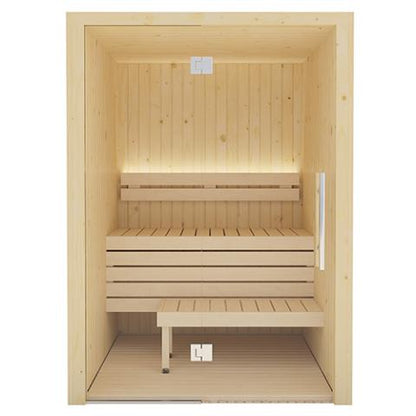 SaunaLIfe XPERIENCE Series X2 Indoor 2-Person Sauna w/LED Lights