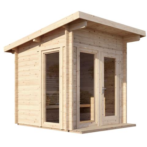 SaunaLife G4 Garden Series 6-Person Outdoor Sauna