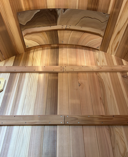 Sauna Heat Shield - protect wood and circulate hot air