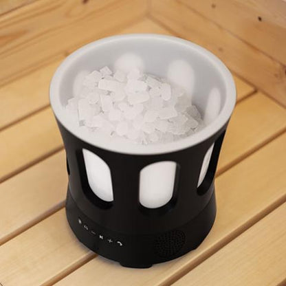 SaunaLife SaunaZone Bluetooth Speaker, Sauna Bucket, with Lights