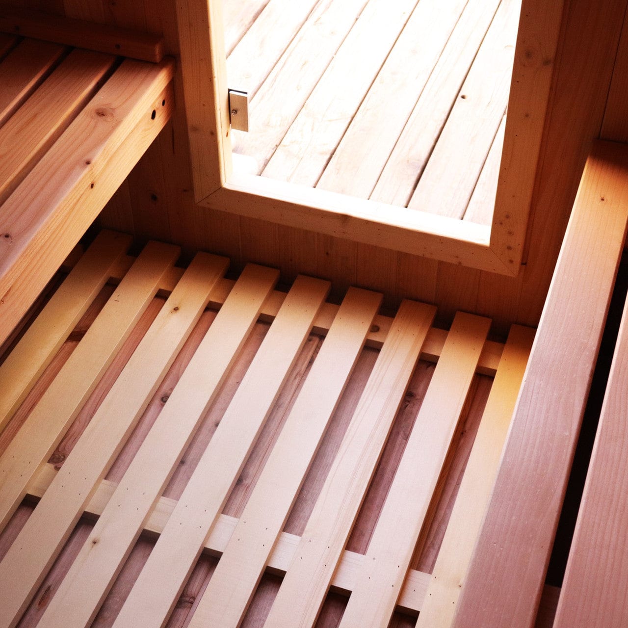 Aleko Hemlock Mobile Outdoor Sauna with Trailer – 8-10 Person Capacity