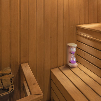Aleko KDS05-AP Pine Wood Sauna Hourglass Sand Timer