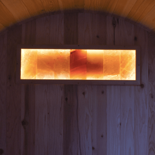 Aleko SSBK04-AP 31 inches Himalayan Pink Crystal Sauna LED Salt Brick Wall Panel