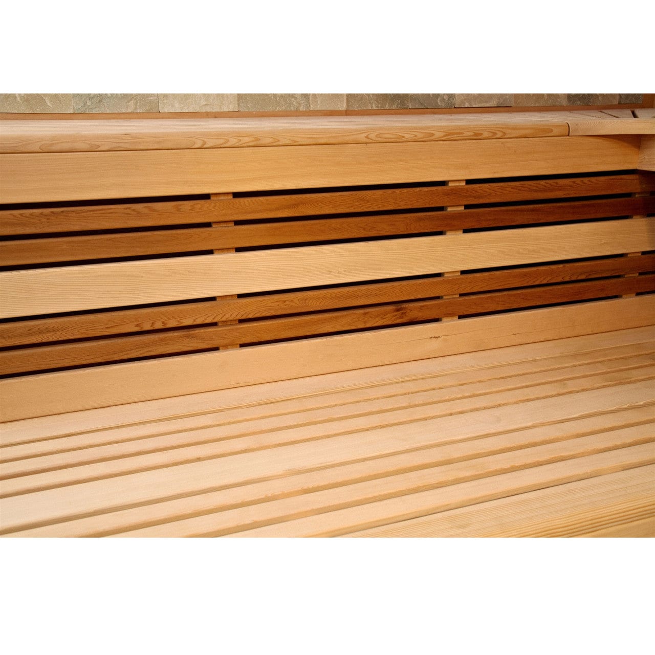 Aleko STHE6GLEN-AP Canadian Hemlock Indoor Wet / Dry 6-Person Sauna with LED Lights