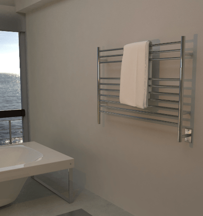 Amba Towel Warmer Amba Jeeves Model L Straight 10 Bar Hardwired Towel Warmer