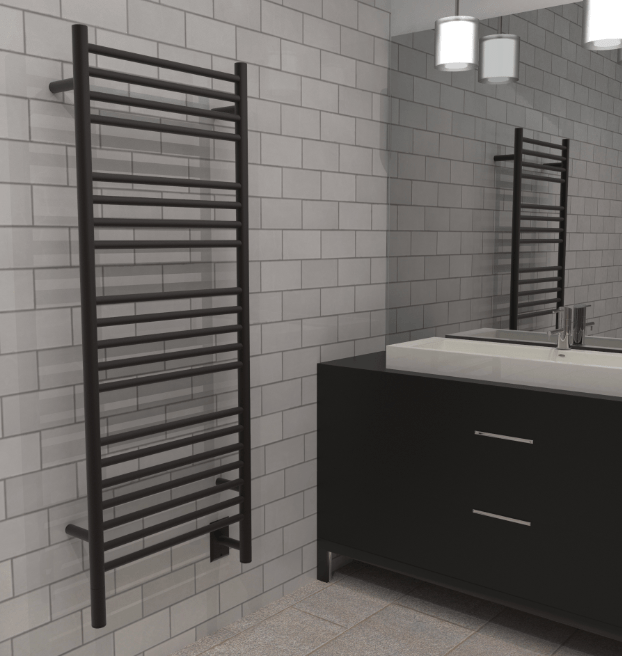 Amba Towel Warmer DSO Oil Rubbed Bronze Amba Jeeves Model D Straight 20 Bar Hardwired Towel Warmer