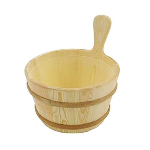 Bathology Bathology-BucketLadle-1 Bathology Wood Bucket & Ladle