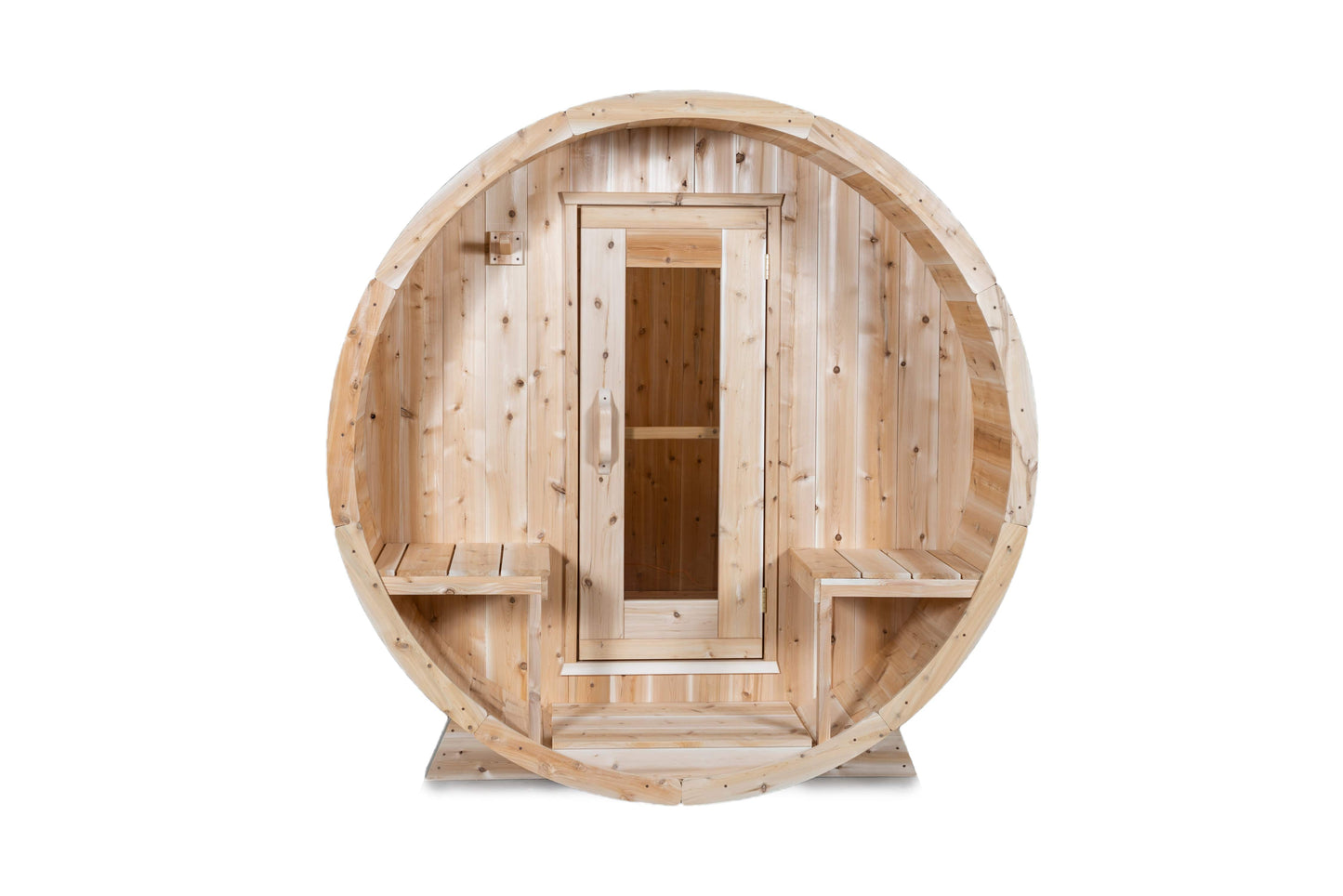 Dundalk Sauna Tranquility Barrel Sauna 6 Person Outdoor Sauna w/ Harvia KIP 8KW Heater