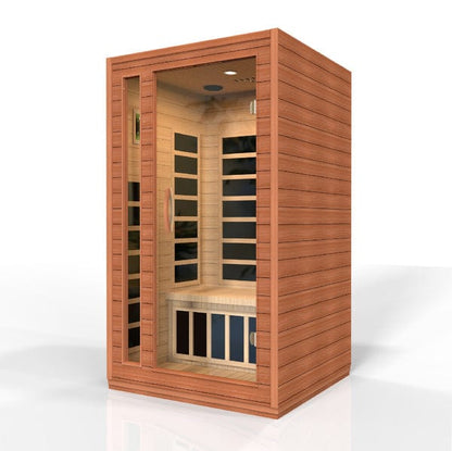 Dynamic Saunas DYN-6203-01 Dynamic Cordoba 2-person Low EMF FAR Infrared Sauna