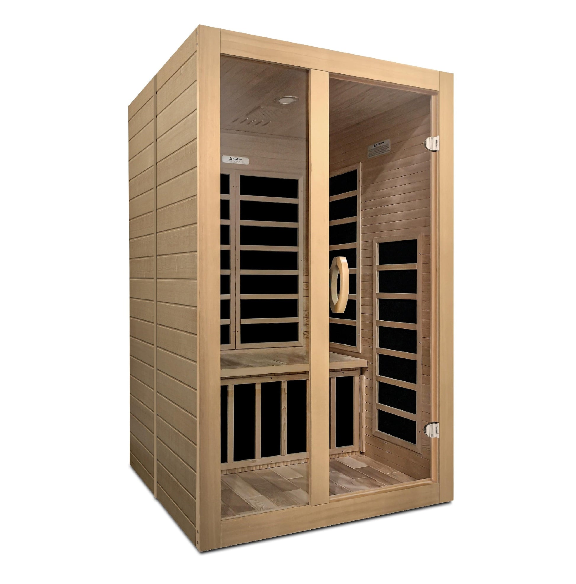 Dynamic Saunas DYN-6209-01 Dynamic Santaigo 2-person Low EMF FAR Infrared Sauna