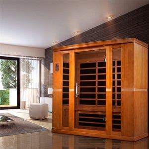 Dynamic Saunas DYN-6440-01 Dynamic "Bergamo" 4 Person Low EMF Far Infrared Sauna