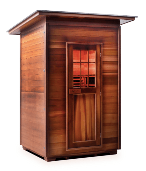 Enlighten 36376 Slope Roof Sierra Outdoor 2-Person Full Spectrum Infrared Sauna