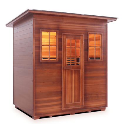 Enlighten 36380 Slope Roof Sierra Outdoor 5-Person Full Spectrum Infrared Sauna