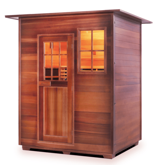 Enlighten I-16377 Sierra Indoor 3-Person Full Spectrum Infrared Sauna