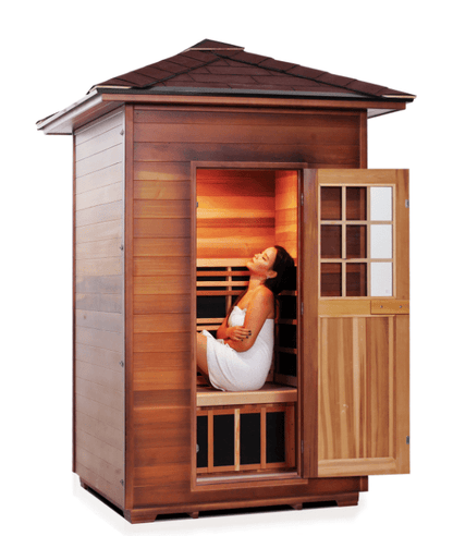 Enlighten Moonlight Outdoor Dry Traditional 2-Person Sauna