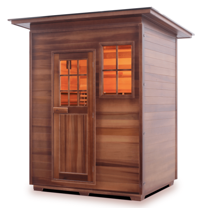 Enlighten Moonlight Outdoor Dry Traditional 3-Person Sauna