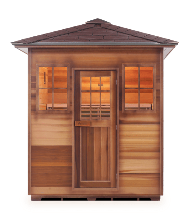 Enlighten Moonlight Outdoor Dry Traditional 4-Person Sauna