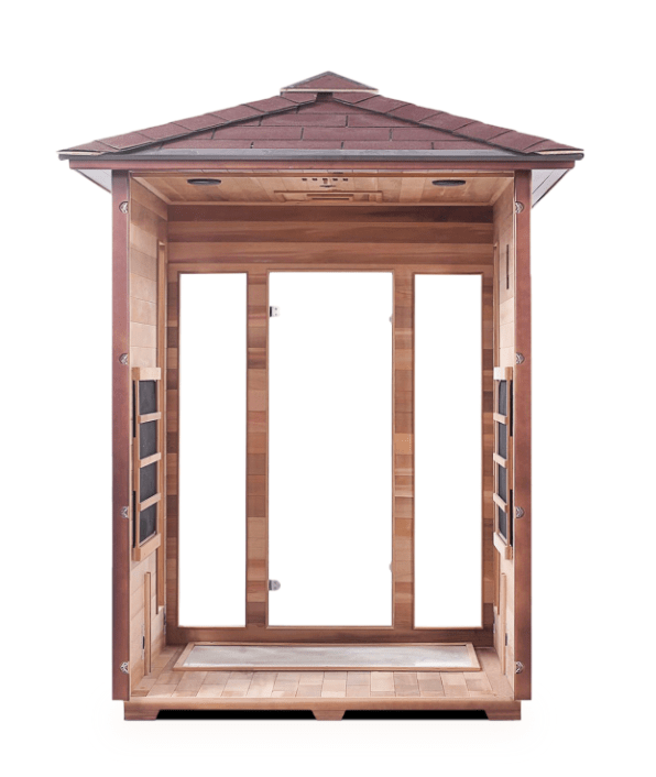 Enlighten RUSTIC Outdoor 3-Person Full Spectrum Infrared Sauna