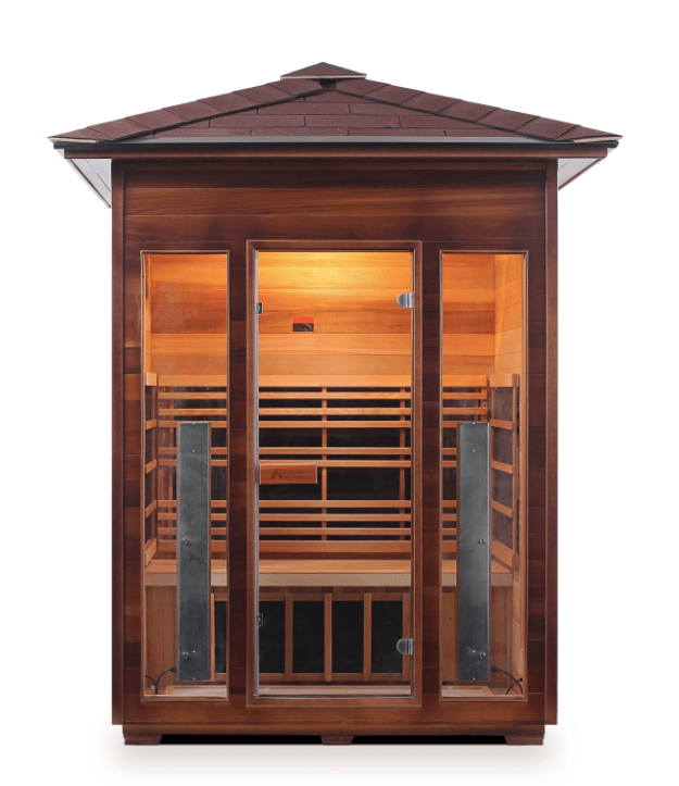 Enlighten RUSTIC Outdoor 3-Person Full Spectrum Infrared Sauna