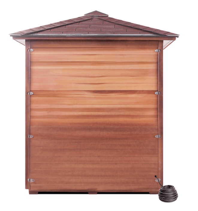 Enlighten Rustic Outdoor 4-Person Full Spectrum Infrared Sauna