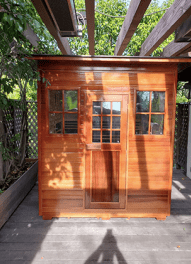 Enlighten Sapphire Outdoor 4-Person Hybrid Sauna - both Infrared and Traditional heating