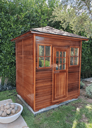 Enlighten Sierra Outdoor 4-Person Full Spectrum Infrared Sauna