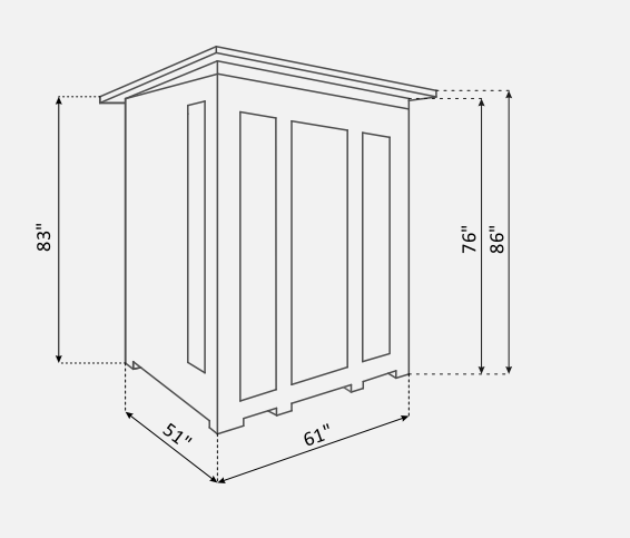 Enlighten Sunrise Outdoor Dry Traditional 3-Person Sauna