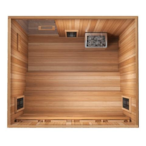 Finnmark FD-5 Trinity XL Hybrid Infrared & Steam Sauna Combo