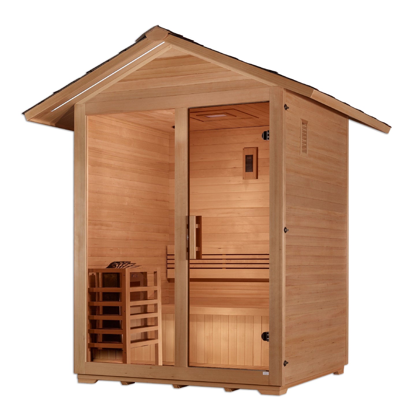 Golden Designs GDI-8103-01 *SOLD OUT* Golden Designs "Arlberg" 3 Person Traditional Outdoor Sauna