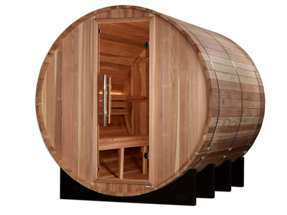 Golden Designs GDI-B006-01 Golden Designs "Klosters" 6-Person Barrel Traditional Sauna