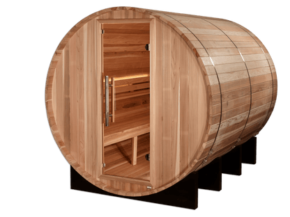 Golden Designs GDI-B006-01 Golden Designs "Klosters" 6-Person Barrel Traditional Sauna