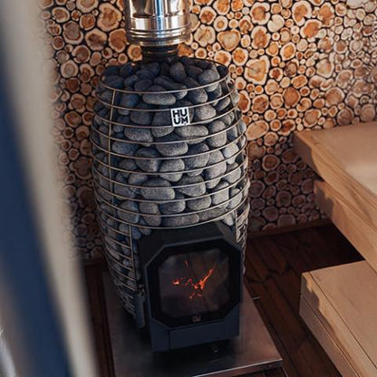 HUUM HIVE Flow Mini Wood-Burning Sauna Stove, 8.5kW