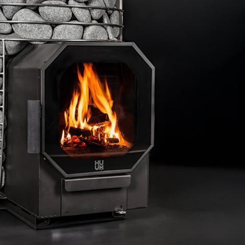 HUUM HIVE Flow Mini Wood-Burning Sauna Stove, 8.5kW