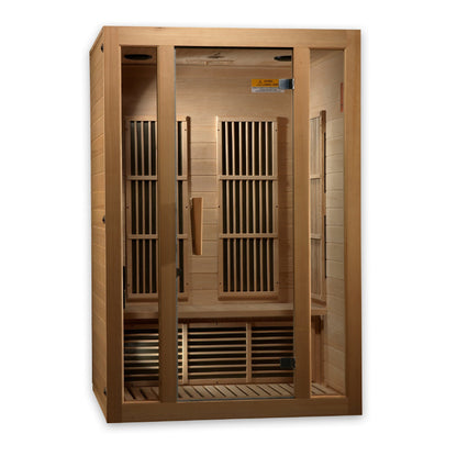 Maxxus Sauna MX-J206-01 Maxxus "Seattle Edition" 2 Person Low EMF FAR Infrared Carbon Canadian Hemlock Sauna