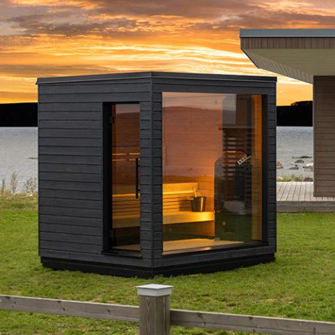 SaunaLife G6 Garden Series Pre-Assembled 5-Person Outdoor Sauna