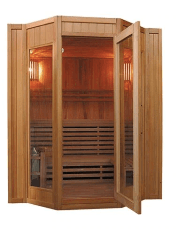 SunRay HL400SN Tiburon Tiburon Indoor 4-Person Traditional Wet Steam Sauna
